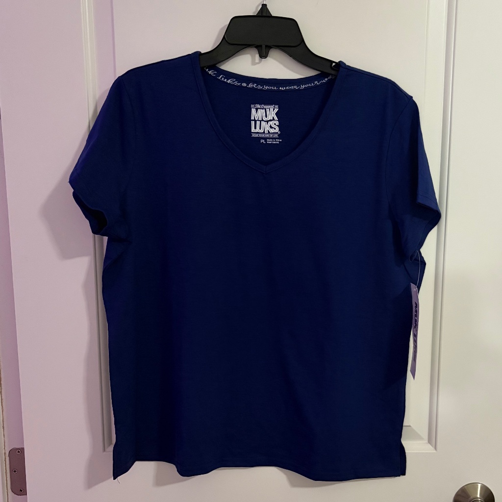 Muk Luks Jogger And Short Sleeve Tee Set